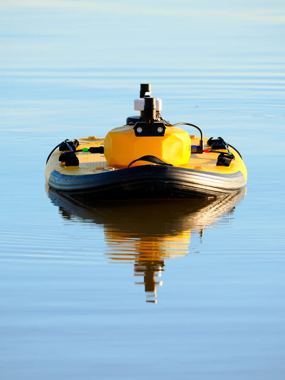 Surfbee autonomous surface vehicle on the water